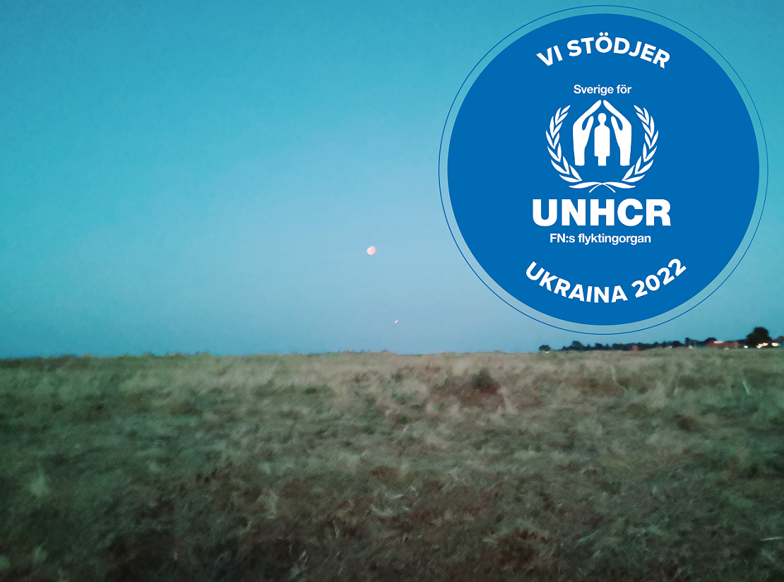 Vi stödjer UNHCR