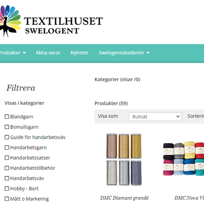 Textilhuset's punchout for e-commerce via purchasing system